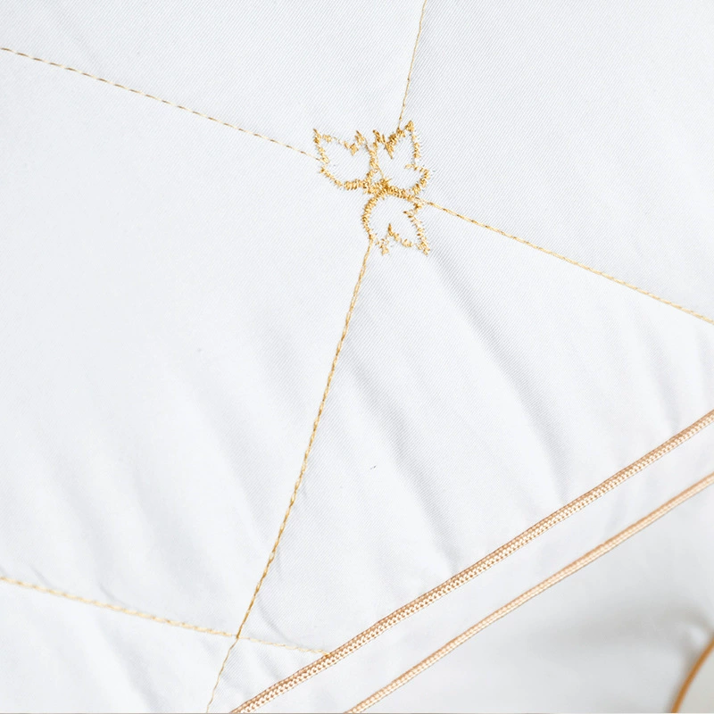Cotton antibacterial universal pillow for beloved, with embroidery