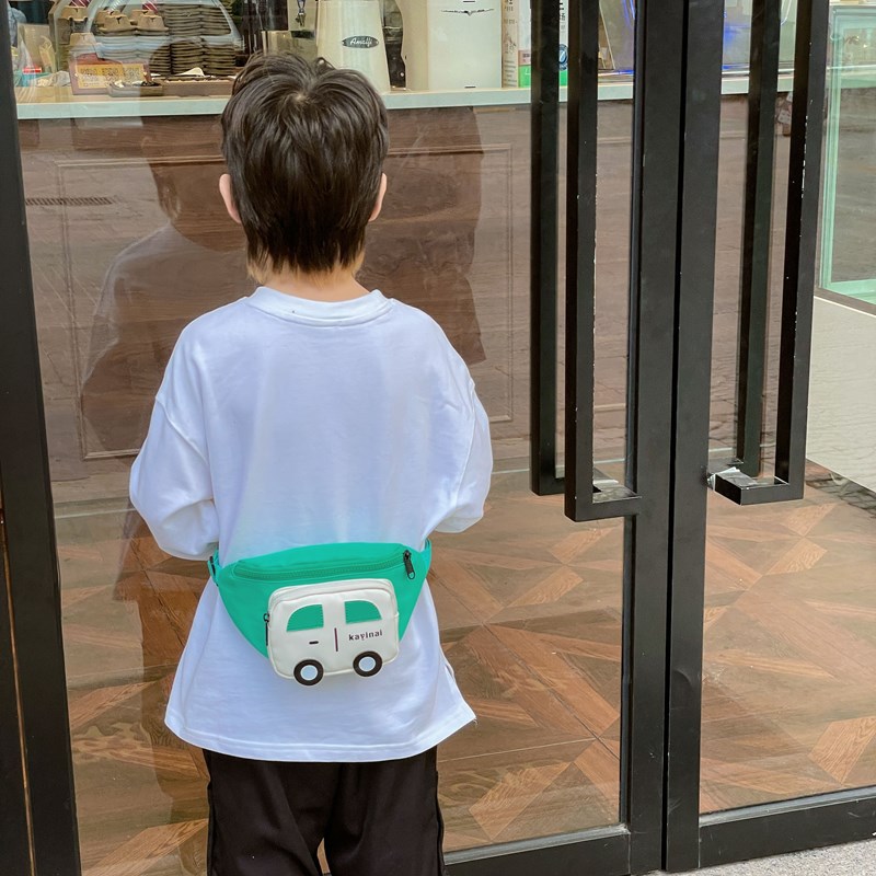 Cartoon coches para niños y niñas bolsas de pecho lindas y interesantes bolsas de cintura de niños nuevos bolsos de comercio exterior para niños