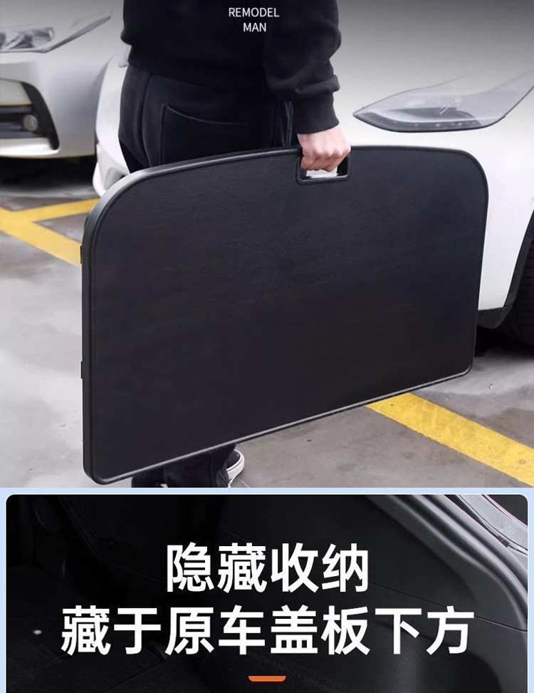 Suitable for Tesla Model3/Y Foldableing Small Table Car Trunk Camping Style Picnic Accessories Office Supplies