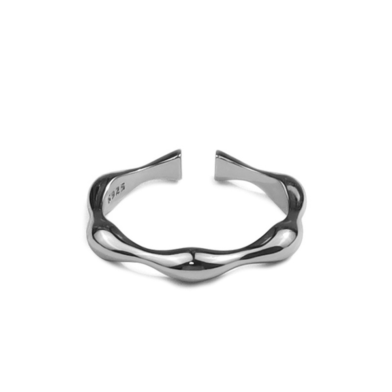 2021 new geometric irregular ring fashion Korean open ringpicture6