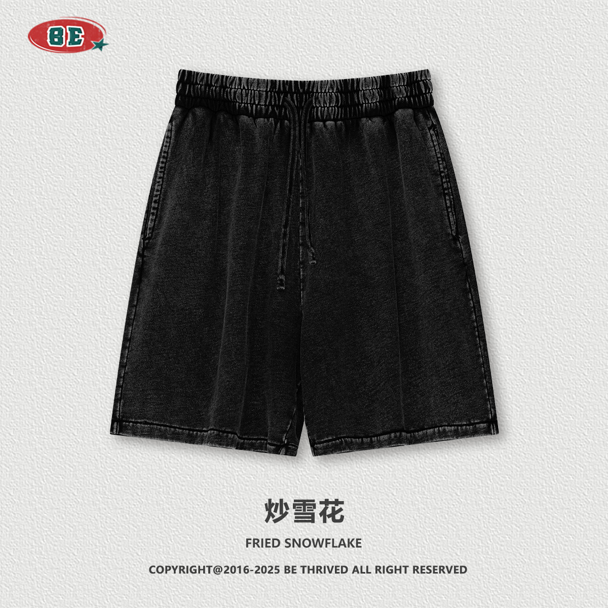 Pantalones cortos casuales de estilo americano lavados de algodón de cinco puntos, transpirables para uso diario image 13
