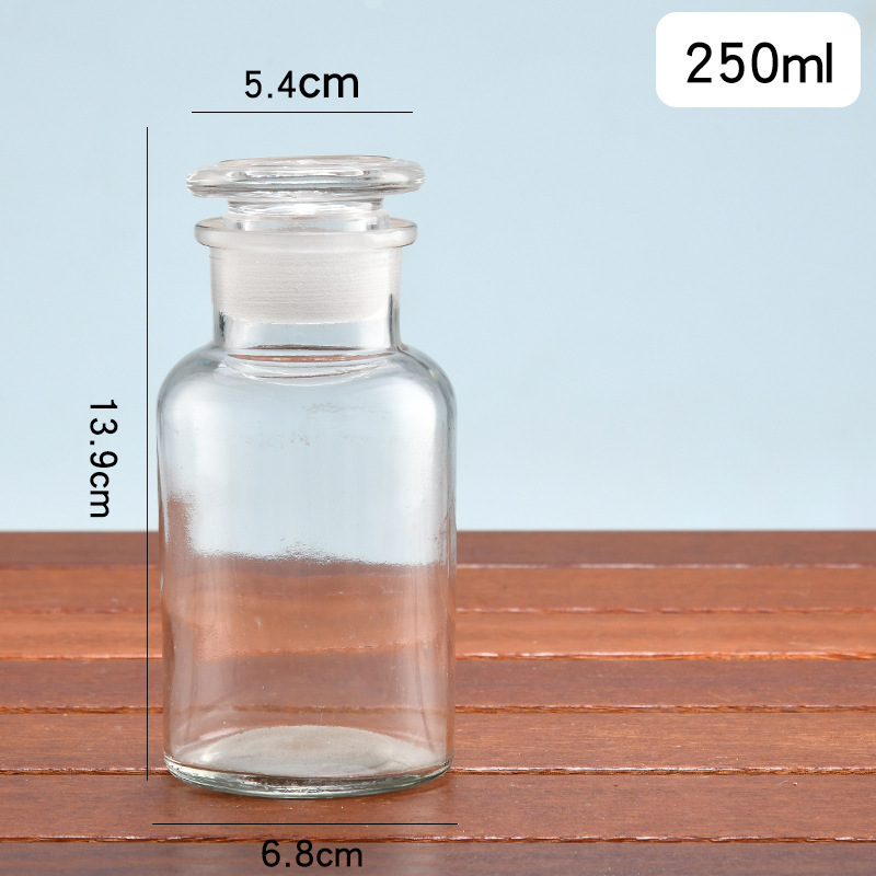 큰 입 투명 병 250ml, 기본값