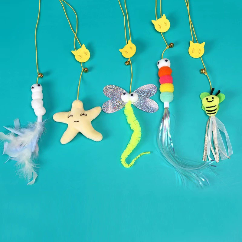 Toy, elastic swings, small bell, getting rid of boredom, cat