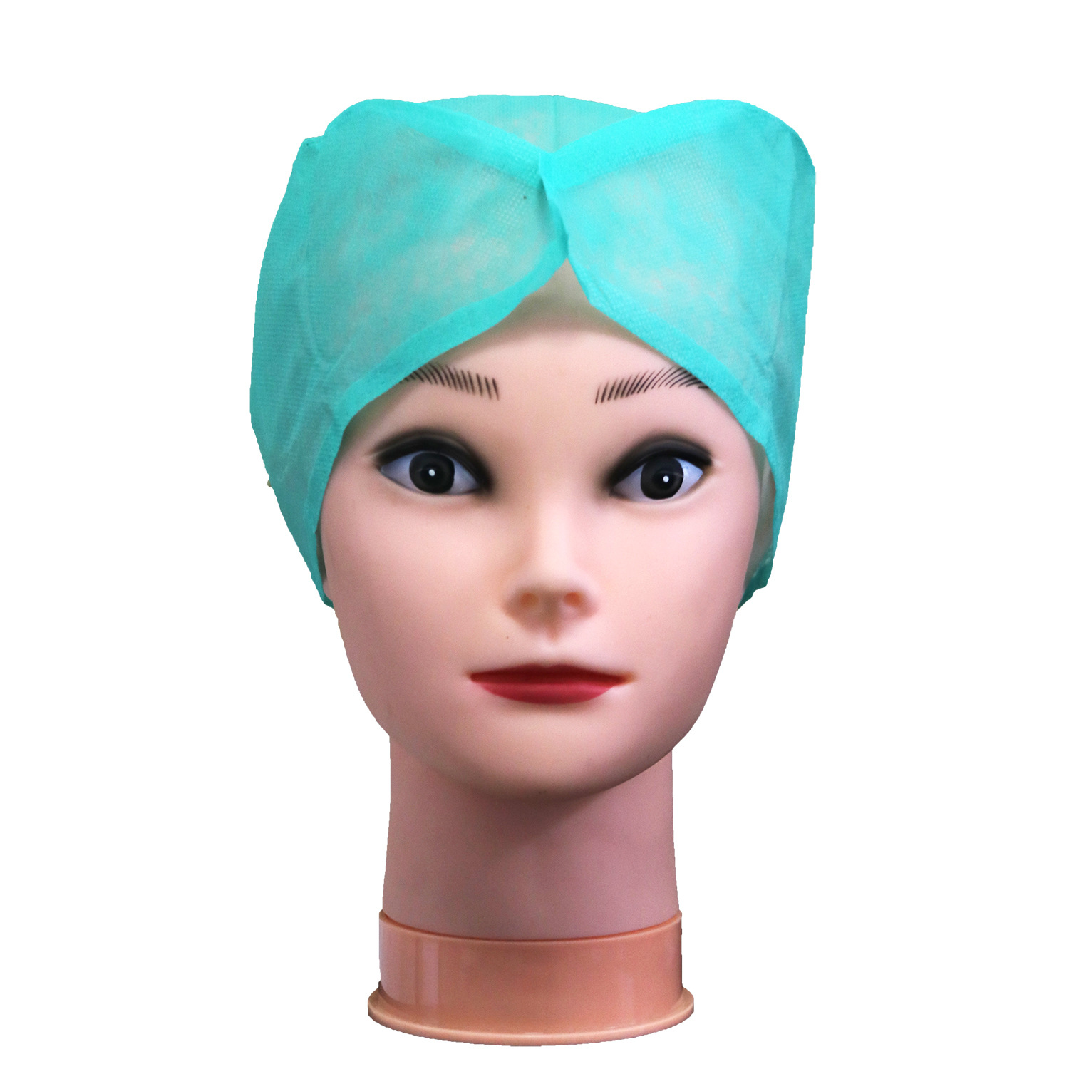 一次性无纺布头套帽子医生帽手术飘带绑带帽橡筋美容一次性帽子