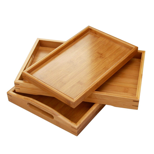 Bamboo tea tray, bamboo tea tray, special tea serving for home tea tasting, fruit plate tray, wholesale bamboo tray, small wooden tray
