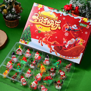 Cross-border explosions 24 into the Christmas hole happy Christmas suit gift students cartoon toys creative blind box wholesale