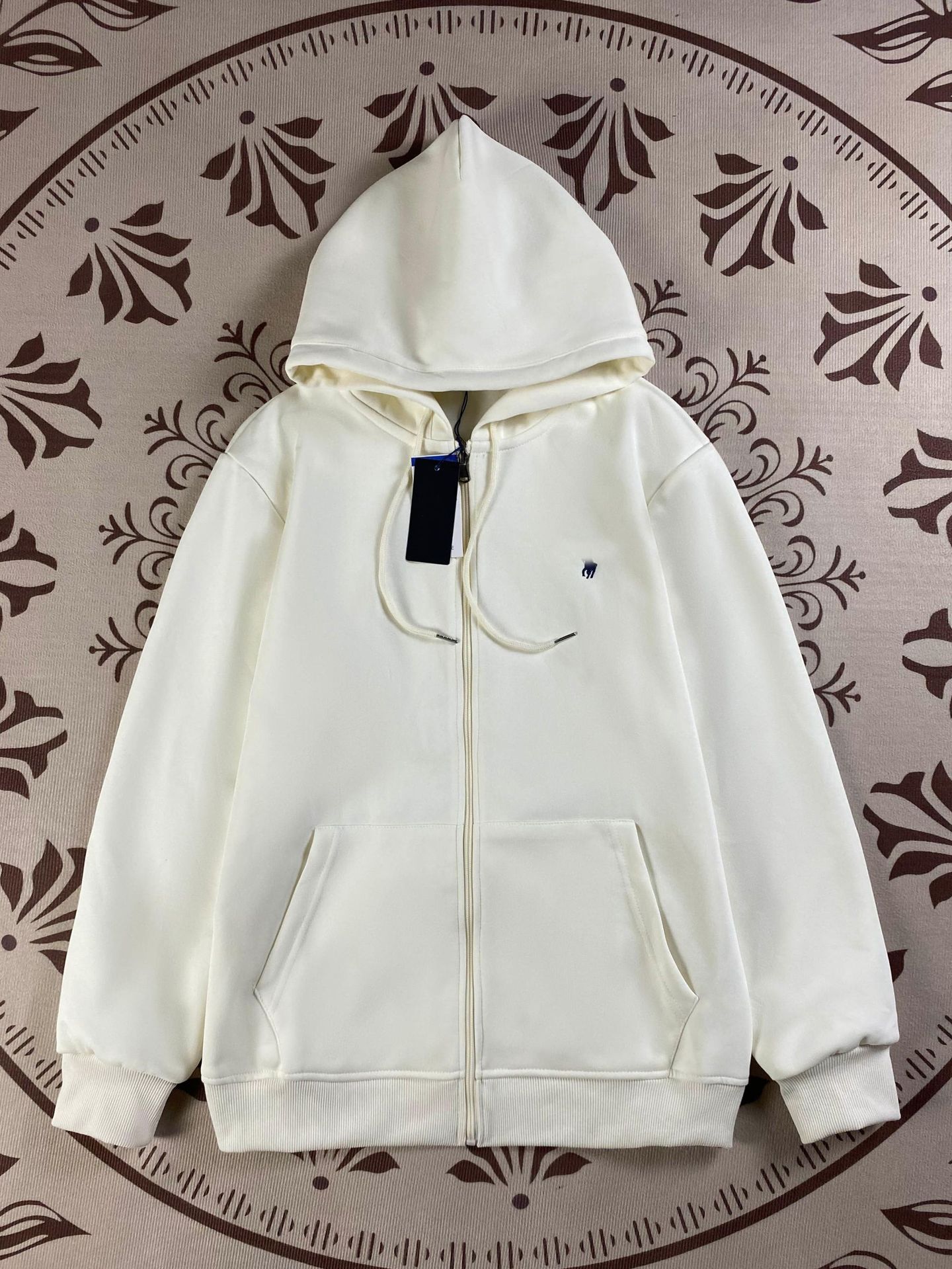 오픈 가슴 지퍼 2263----밀키 화이트