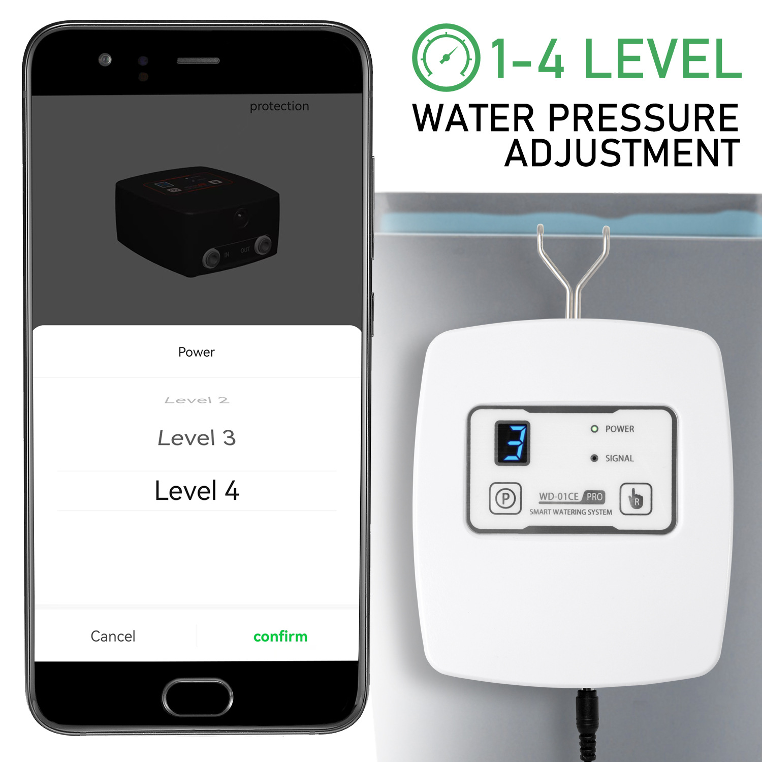 Adjustable Drip Irrigation With WiFi Mobile Control, Automatic Timed Watering Device For Balcony Potted Plants And_voghion.com