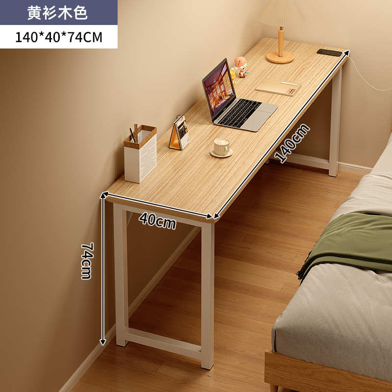 Mesa pequeña y estrecha junto a la pared, barra de comedor súper estrecha para el hogar, mesa larga de una palabra, estante de la sala de estar, barra larga de piso, gabinete estrecho, arte de hierro