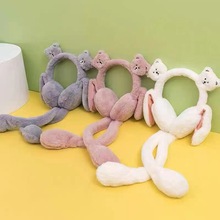 厂家批发毛绒耳罩 折叠耳罩冬季防冻网红新款可爱儿童卡通耳暖