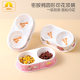 In stock wholesale pipetao cross-border pet feeder Oval color printing melamine pet double Bowl
