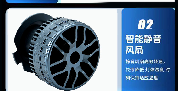 N15S Three-Color Car Led Headlights High-Power H7H4H1190059012 Remote Control Car High and Low Beam Bulbs