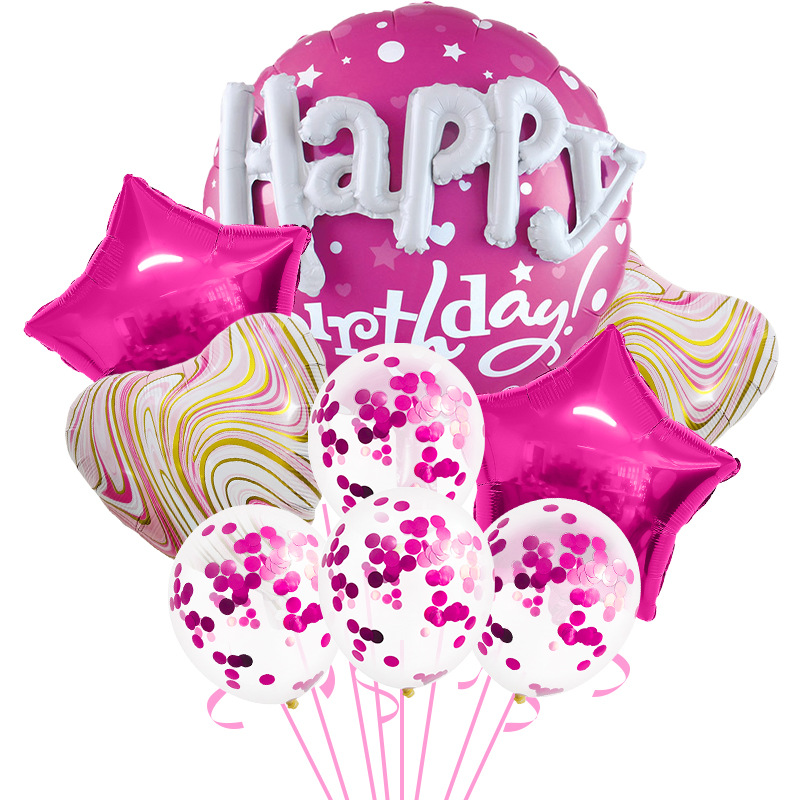 Balloons Event & Party Supplies Birthday Simple Style Classic Style Letter Aluminum Film Birthday Balloons