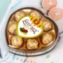 商超心形教师节盒装巧克力