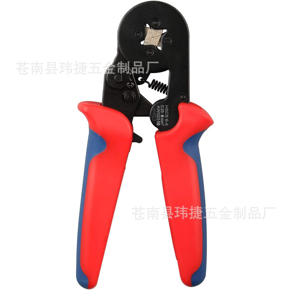 跨境供应HCS8 6-4管型端子压线钳套装 多规格多功能钳子压接钳