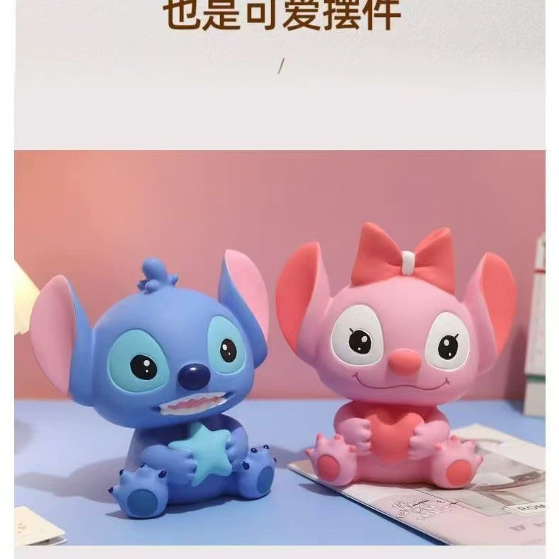 Поставщик оптом копилка-производитель Stitch, эмаль, анти-падение, для мальчиков и девочек, подарки на день рождения, домашнее обустройство, можно хранить и извлекать