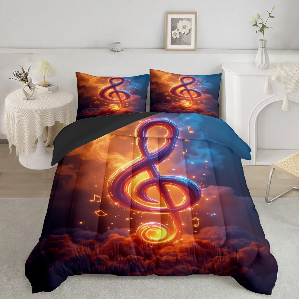 TEMU / JIT transfronterizo nuevo espectro de notas de alta definición impresión digital 180gms quilt set fábrica suministro directo