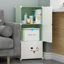 儿童衣柜 简易款出租房家用多层收纳柜收纳箱置物架组装整理柜