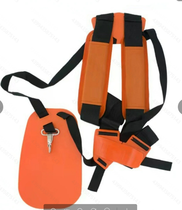  Arnés doble acolchado para desbrozadora o cortadora de césped, cómodo y ajustable