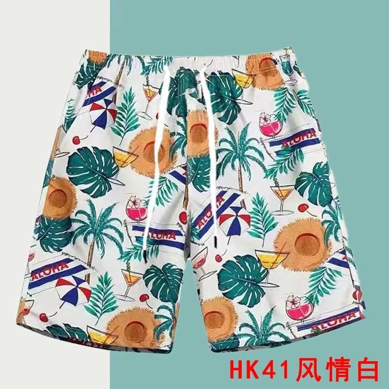 Shorts men's summer sports casual five-point shorts trendy thin five-point loose quick-drying beach pants men Shorts men's summer sports casual five-point shorts trendy thin five-point loose quick-drying beach pants men