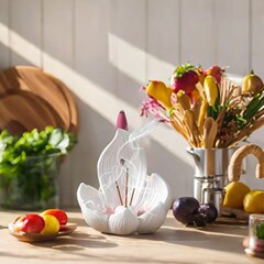 蓮花座逆流薫香樹脂工芸品拡散器多機能家庭装飾はヨガと瞑想に適している