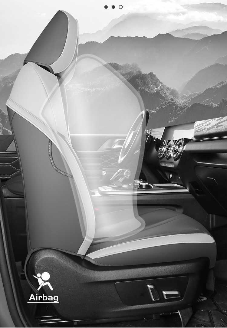 Special car seat covers and cushions for the Great Wall WEY Tank 300, suitable for all seasons, made of leather, full coverage seat covers