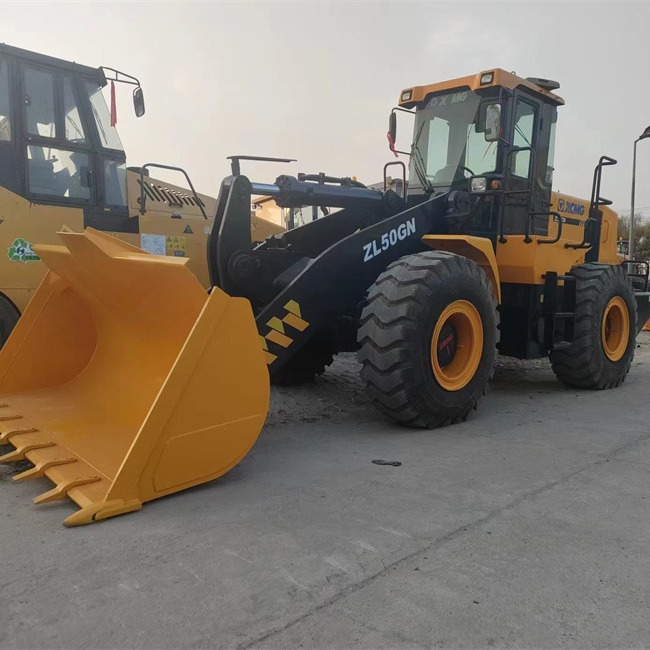 Excavadoras usadas XCMG 50GN 500KV exportadas a Colombia, prueba de puesta en marcha, venta directa en el sitio