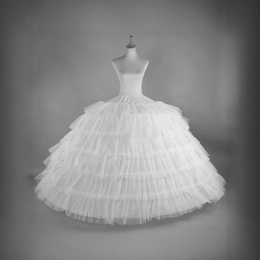 Underskirt extended ultra puffy extra large bride wedding dress performance 6 steel 6 net adjustable six-bone hoop petticoat cosplay