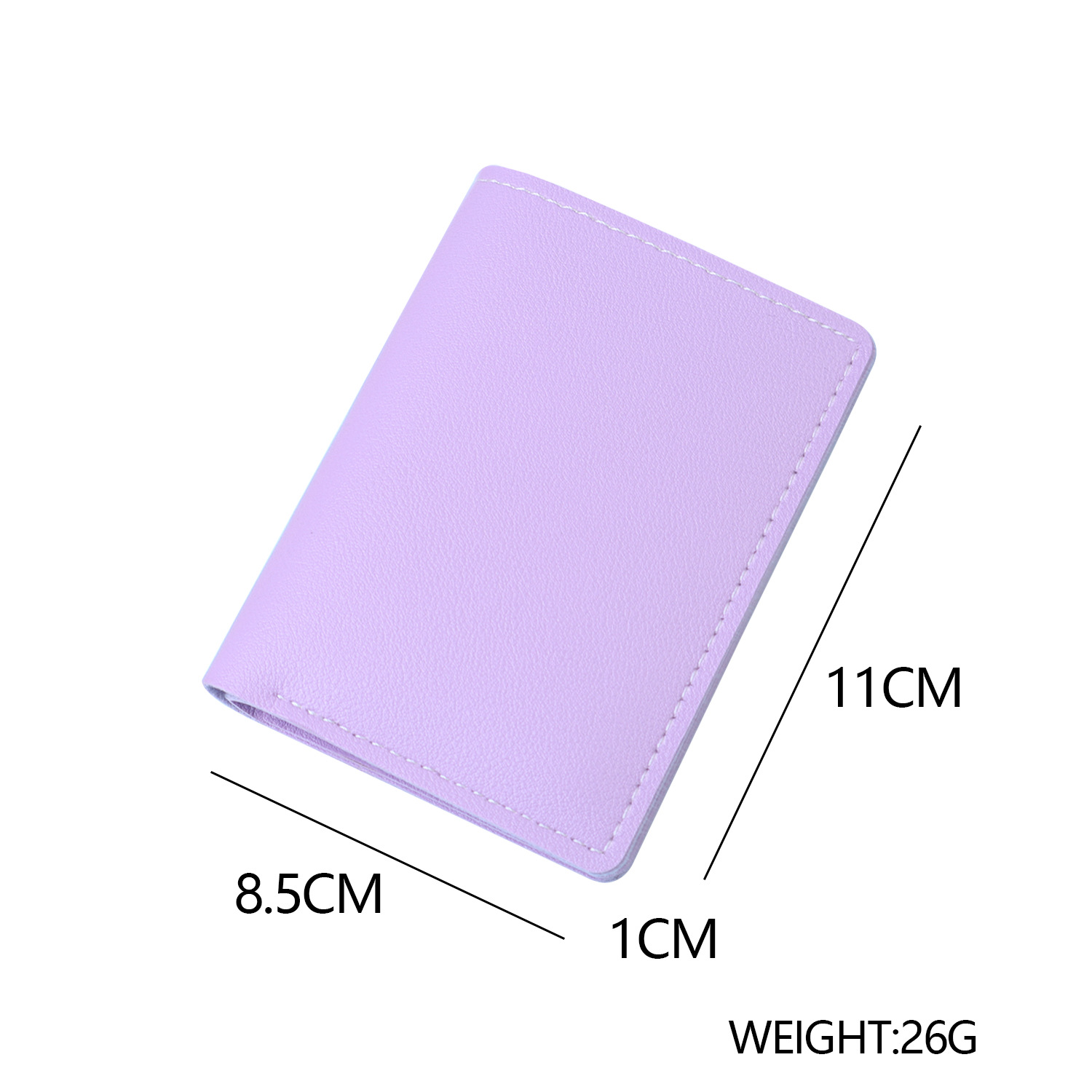 Mini bolso de tarjeta para mujer, billetera, dos en uno, clip de cuero pequeño para mujer, billetera vertical para mujer, cubierta de licencia de conducir simple para mujer