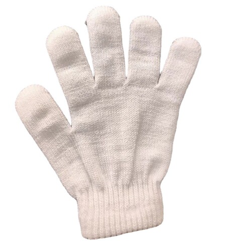 White labor gloves, panda glue gloves, tug of war fitness game, point plastic gloves, children's labor protection gloves 