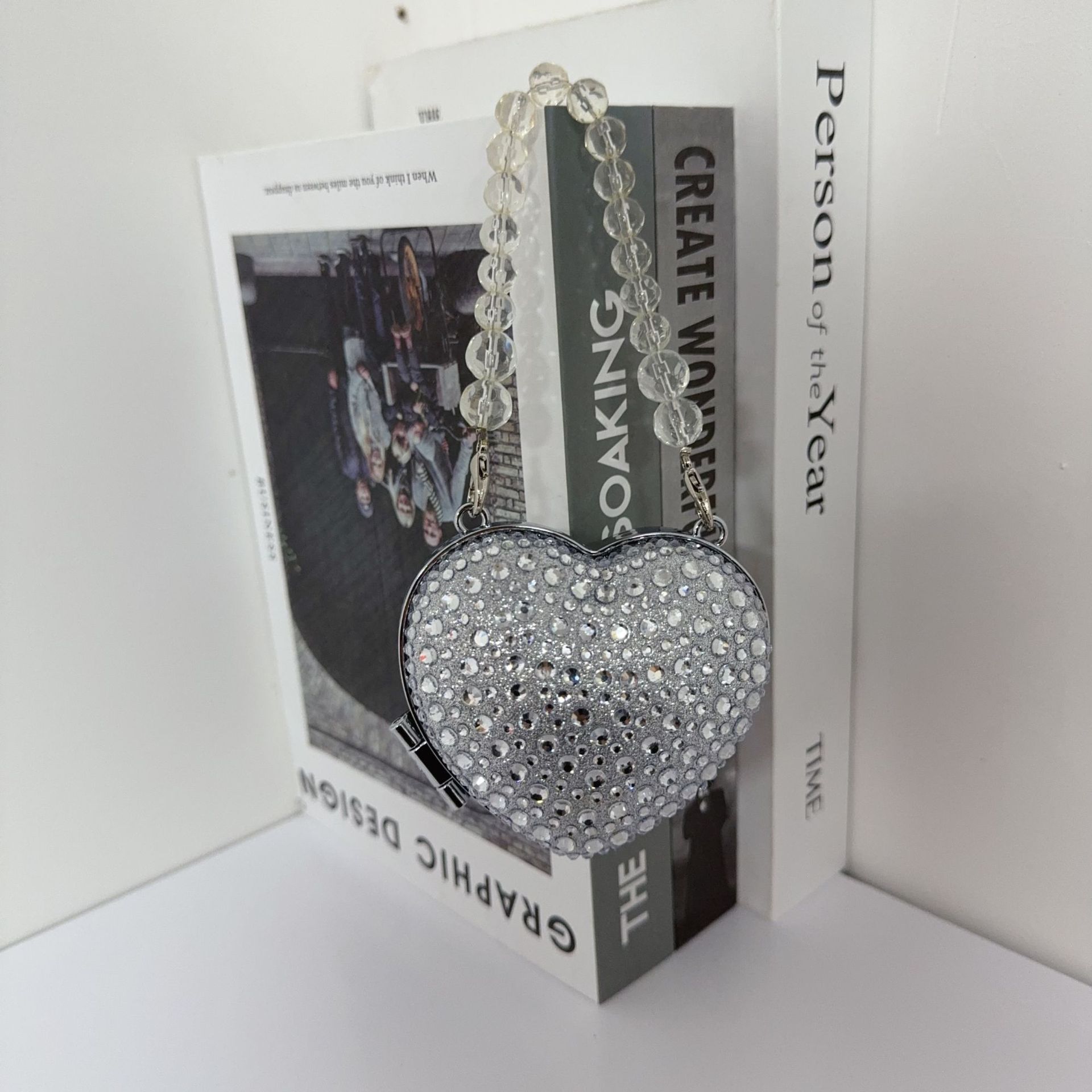 2025 High-end Fashion diamond-encrusted Full Diamond Evening Bag, Small, exquisite and shiny dress bag, Light luxury Dance Party Bag undefined