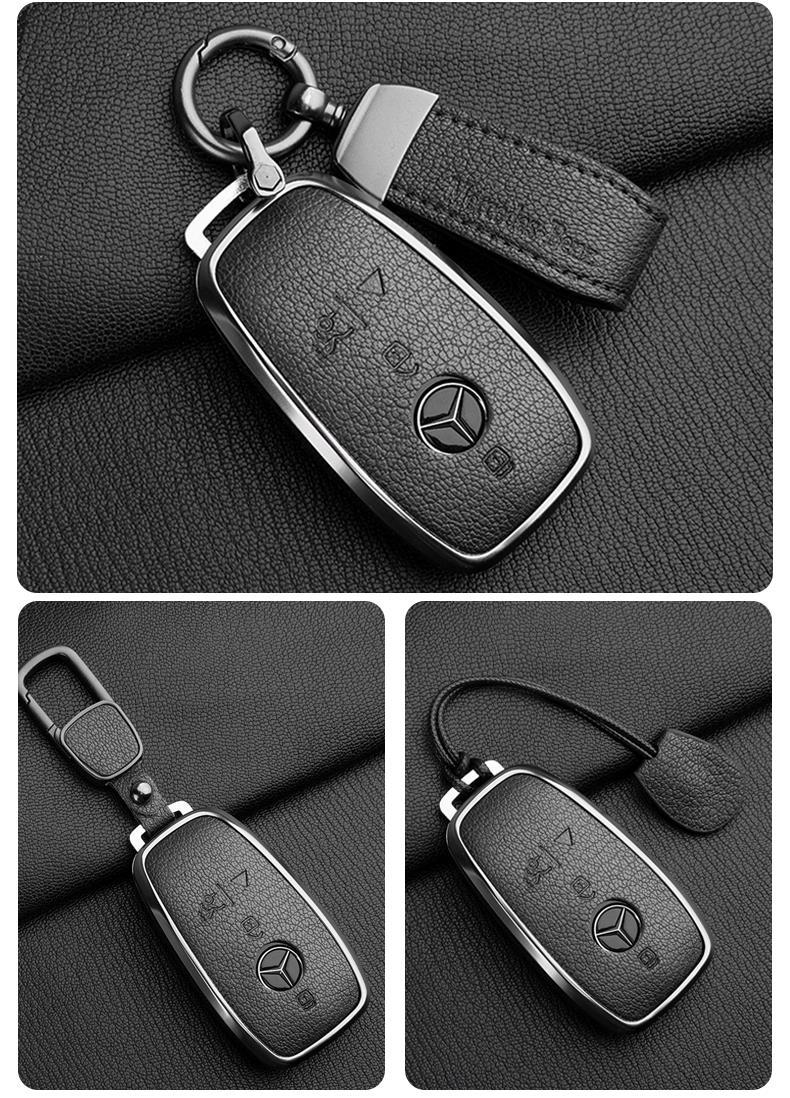 Suitable for Mercedes-Benz Gls450 Key Cover High-End Plus Version Glc300 Shell Gle450/350 Car Key Shell Buckle