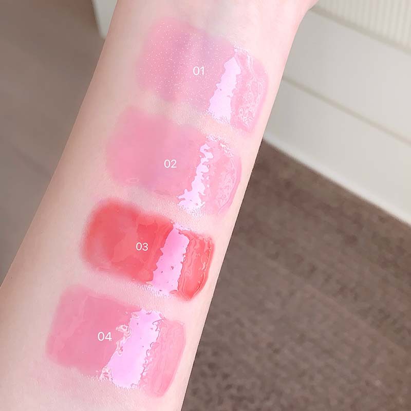 Cappuvini Smart Kitty Temperature Change Lip Oil Desvanecer Marcas Labiales Claras Lip Twinkle Maquillaje de la fiesta estudiantil