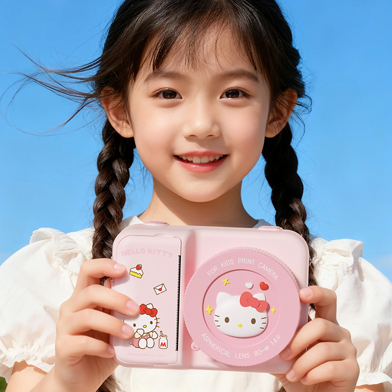 Sanrio Co-firm Photode Camera WIFI Impresión en color Impresión térmica instantánea