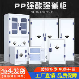 PP酸碱柜双锁耐酸碱安全柜化学品柜储物酸碱柜实验室试剂器皿柜子