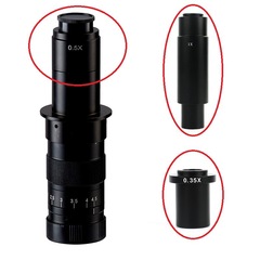 180x300x10A monocular lens 0.35x0.5x1x adapter C-mount industrial camera lens accessories