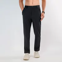 Lulu, одинаковые по стилю уличные походные брюки, мужские брюки из софтшелла, деловые повседневные брюки, прямые спортивные длинные брюки, крутые брюки из ледяного шелка
