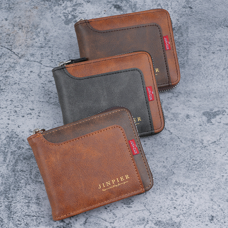 Men's cross-border business wallet, best-selling product, large capacity, multi-functional, multi-card slot, stylish retro leather card holder Men's cross-border business wallet, best-selling product, large capacity, multi-functional, multi-card slot, stylish retro leather card holder