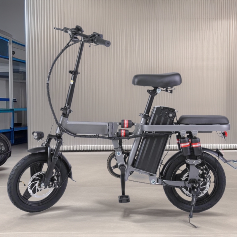 Cross-Border Export of Folding Power-Assisted Driving Electric Bicycles, Small Ultra-Light Portable Adult Electric Bicycles