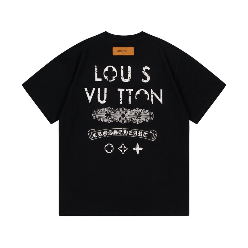 Top plate donkey joint limited series T-shirt front and back digital spray printing joint letter logo men and women with short sleeves