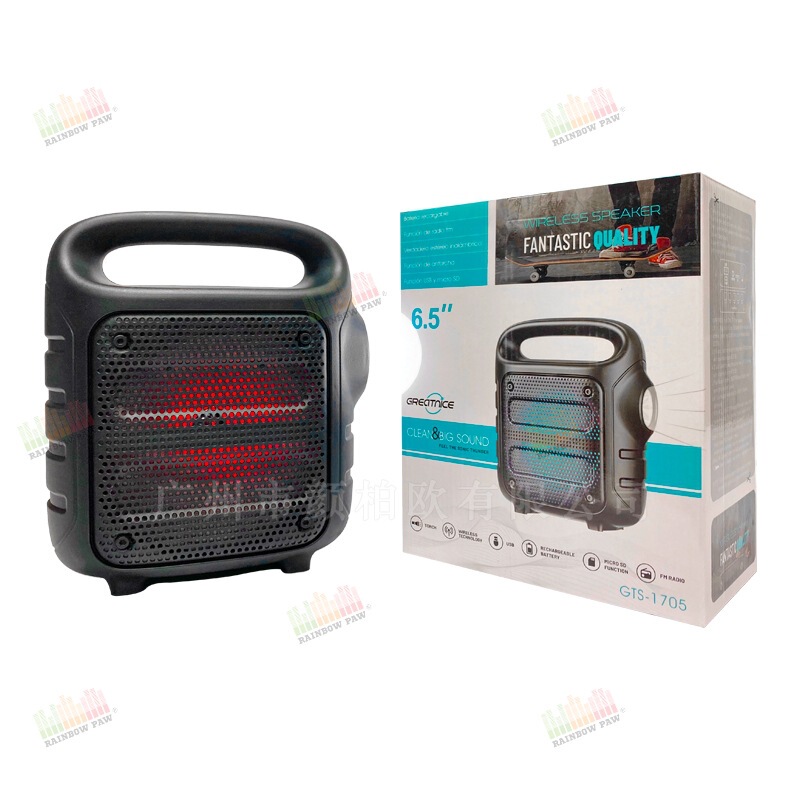 Factory Direct Supply wholesale GTS series GTS-1705 portable flashlight 3-inch Bluetooth speaker Factory Direct Supply wholesale GTS series GTS-1705 portable flashlight 3-inch Bluetooth speaker