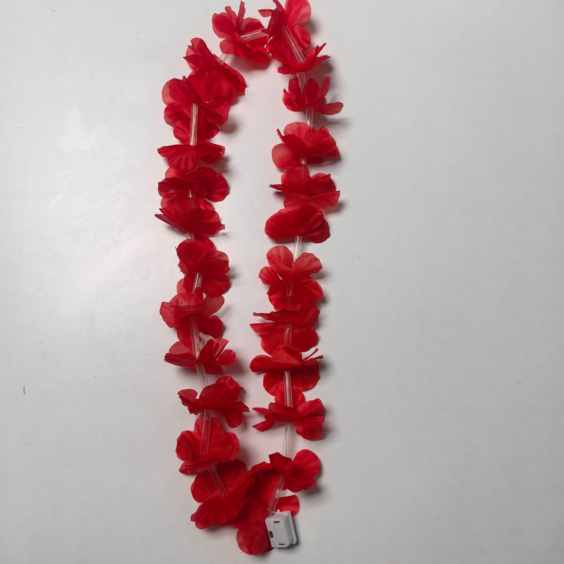 Fiesta festiva atmósfera decoración diseño de luces LED color guirlanda pétalos de diámetro 6.5 cm 10 luces 24 flores