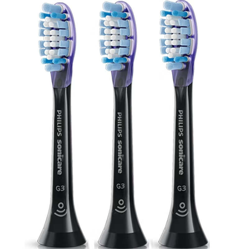 フィリップス 電動歯ブラシ 純正ブラシヘッド HX6063/67 ホワイト 3本セット HX3 HX6 HX9対応|undefined