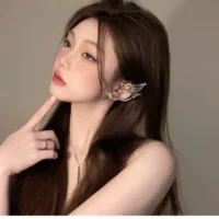 Новые горячие продажи Genie Wings клипсы для ушей женские нишевые легкие роскошные высококачественные серьги-клипсы для ушей без отверстий для ушей