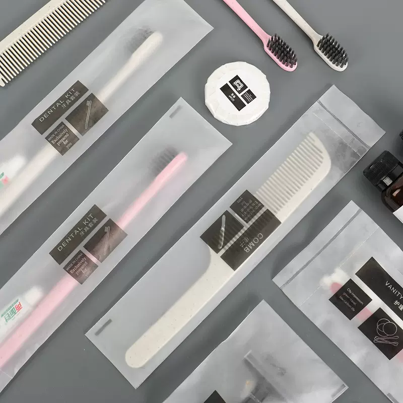 厂家定制酒店一次性用品 牙膏秸秆软毛牙具宾馆民宿洗漱用品套装