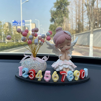 Car temporary parking car Nömrəli dayanma kartı - color-parking-sign-pink-ballet-pink-and-white-babys-breath