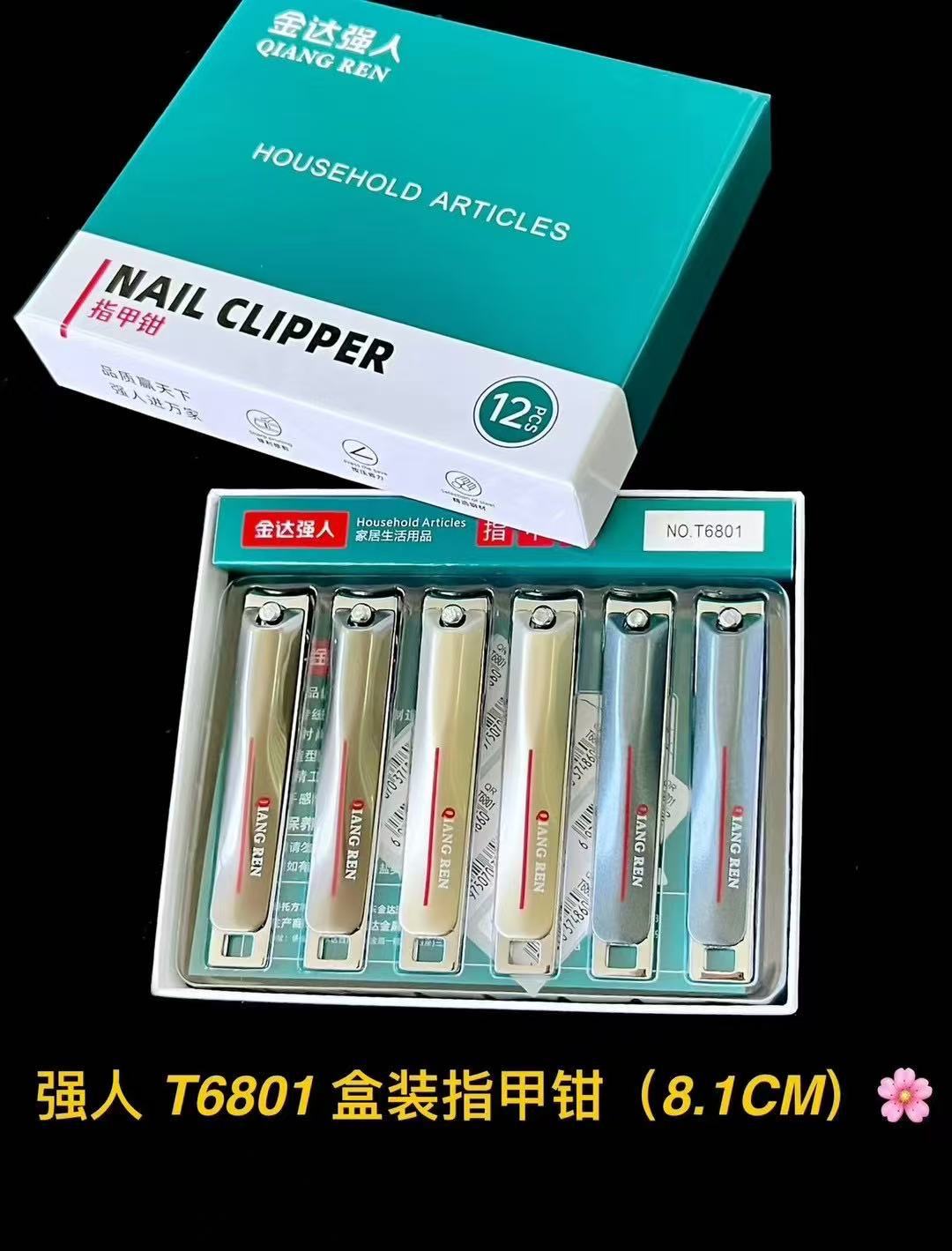 Cuchillos de uñas Jinda Strong 100 cortadores de uñas grandes, medianos y pequeños, cortaúñas de boca plana y cortaúñas de boca oblicua al por mayor