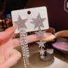 Silver needle, advanced small design earrings, silver 925 sample, internet celebrity, high-quality style, Korean style