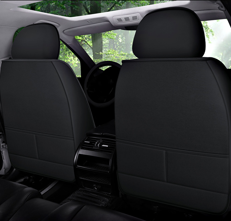 Car Seat Cushion Cover, Linen Full Surround Fabric Seat Cover, Universal for All Seasons, Summer Seat Cushion