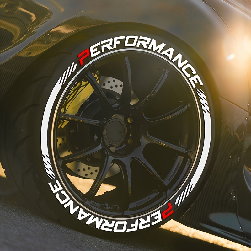 Pack Of Four Tire Performance Car Stickers_voghion.com